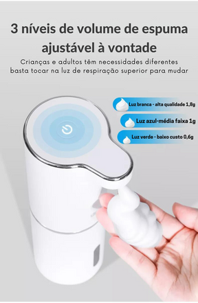 Dispensador Automático de Sabonete Líquido USB